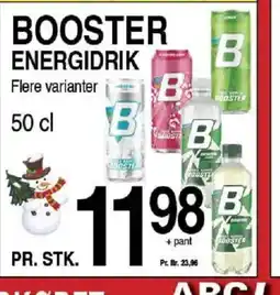ABC Lavpris Booster energidrik tilbud