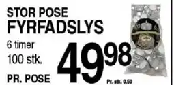 ABC Lavpris Stor pose fyrfadslys tilbud
