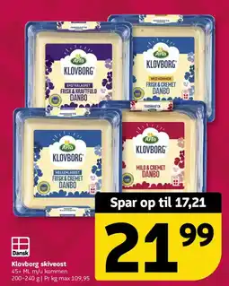 Løvbjerg Klovborg skiveost tilbud