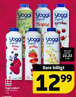 Løvbjerg Yoggi yoghurt tilbud