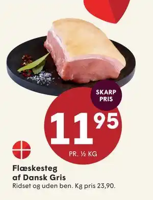 Flæskesteg af Dansk Gris