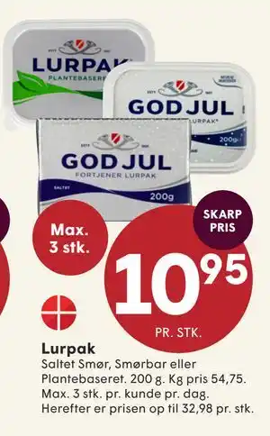 SPAR Lurpak tilbud