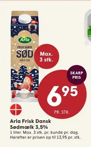 Arla Frisk Dansk Sødmælk 3,5%