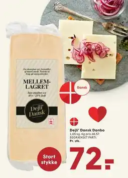 SPAR Dejli’ Dansk Danbo tilbud