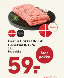 SPAR Gestus Hakket Dansk Grisekød 8-12 % tilbud