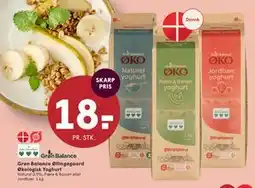 SPAR Grøn Balance Øllingegaard Økologisk Yoghurt tilbud