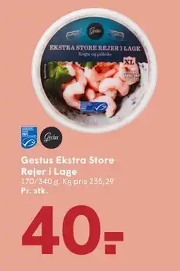 SPAR Gestus Ekstra Store Rejer i Lage tilbud