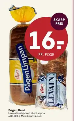 SPAR Pågen Brød tilbud