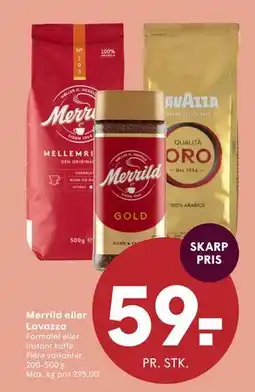 SPAR Merrild eller Lavazza tilbud