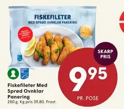 SPAR Fiskefileter Med Sprød Ovnklar Panering tilbud