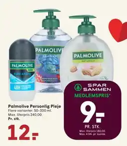 SPAR Palmolive Personlig Pleje tilbud