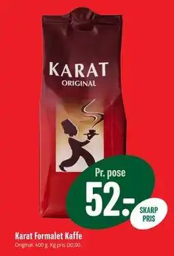 Min Købmand Karat Formalet Kaffe tilbud
