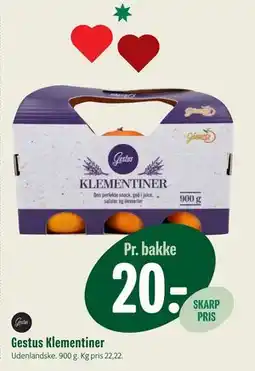 Min Købmand Gestus Klementiner tilbud