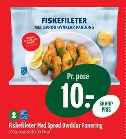 Min Købmand Fiskefileter Med Sprød Ovnklar Panering tilbud