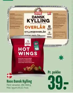 Min Købmand Rose Dansk Kylling tilbud