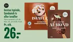 Min Købmand Gestus Ispinde, Sandwich Is eller Isvafler tilbud
