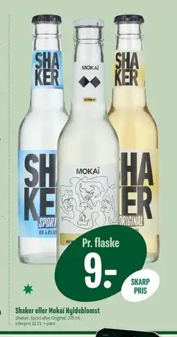 Min Købmand Shaker eller Mokaï Hyldeblomst tilbud