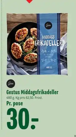 Min Købmand Gestus Middagsfrikadeller tilbud