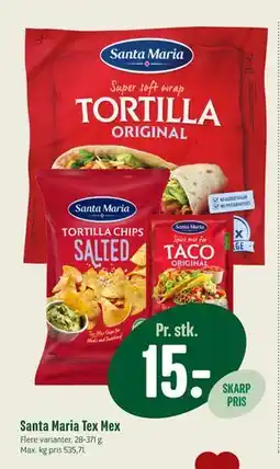 Min Købmand Santa Maria Tex Mex tilbud