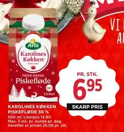 MENY KAROLINES KØKKEN PISKEFLØDE 36 % tilbud