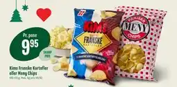 Min Købmand Kims Franske Kartofler eller Meny Chips tilbud