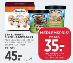 MENY BEN & JERRY’S ELLER HÄAGEN-DAZS tilbud