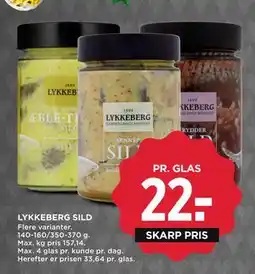 MENY LYKKEBERG SILD tilbud