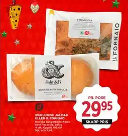 MENY ØKOLOGISK JALM&B ELLER IL FORNAIO tilbud