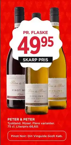 MENY PETER & PETER tilbud