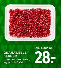 MENY GRANATÆBLEKERNER tilbud