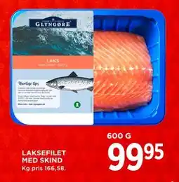 MENY LAKSEFILET MED SKIND tilbud