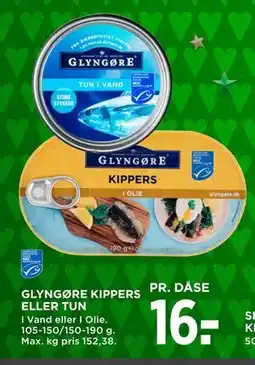MENY GLYNGØRE KIPPERS ELLER TUN tilbud