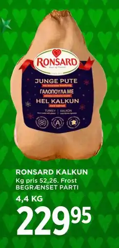 MENY RONSARD KALKUN tilbud