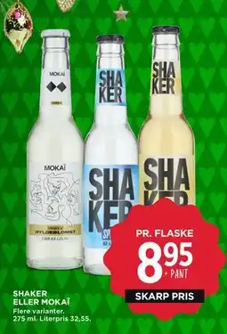 MENY SHAKER ELLER MOKAÏ tilbud