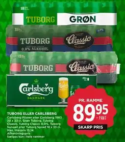 MENY TUBORG ELLER CARLSBERG tilbud