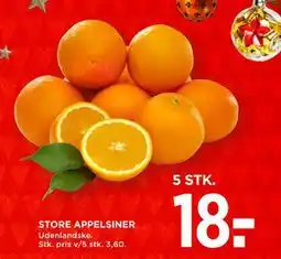 MENY STORE APPELSINER tilbud