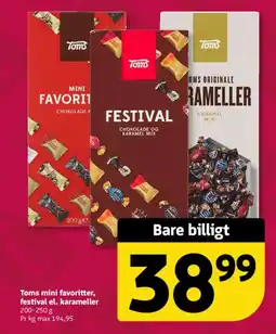 Løvbjerg Toms mini favoritter, festival el. karameller tilbud
