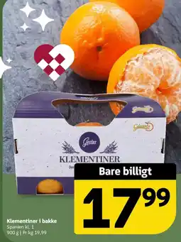 Løvbjerg Klementiner i bakke tilbud