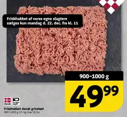 Løvbjerg Friskhakket dansk grisekød tilbud