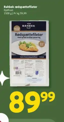 Løvbjerg Rahbek rødspættefileter tilbud