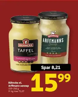 Løvbjerg Bähncke el. Arffmann sennep tilbud