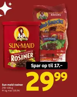 Løvbjerg Sun maid rosiner tilbud