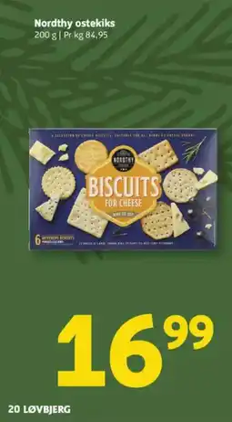Løvbjerg Nordthy ostekiks tilbud