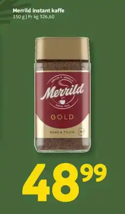 Løvbjerg Merrild instant kaffe tilbud