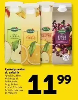 Løvbjerg Rynkeby nektar el. saftdrik tilbud
