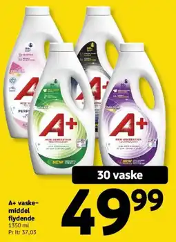 Løvbjerg A+ vaske- middel flydende tilbud