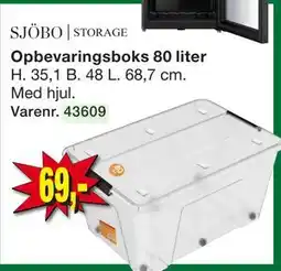Harald Nyborg Opbevaringsboks 80 liter tilbud