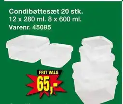 Harald Nyborg Condibøttesæt 20 stk tilbud