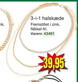 Harald Nyborg 3-i-1 halskæde tilbud