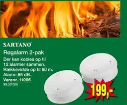 Harald Nyborg Røgalarm 2-pak tilbud